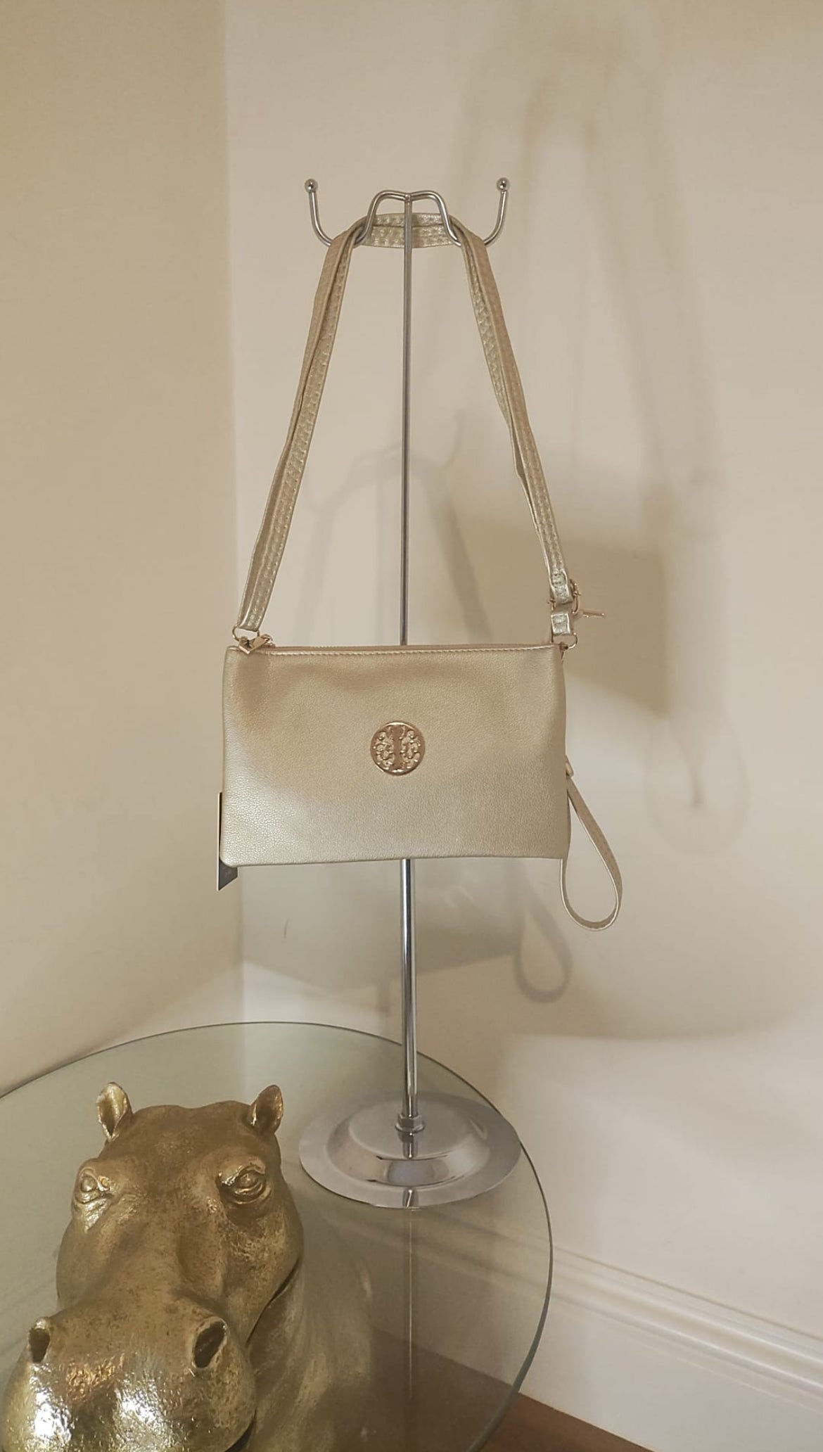 Medium Gold Detail Shoulder / Clutch Purse